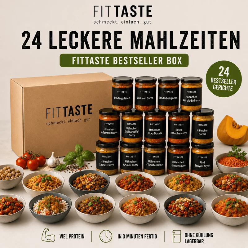 FITTASTE Bestseller Box – 24 Gerichte
