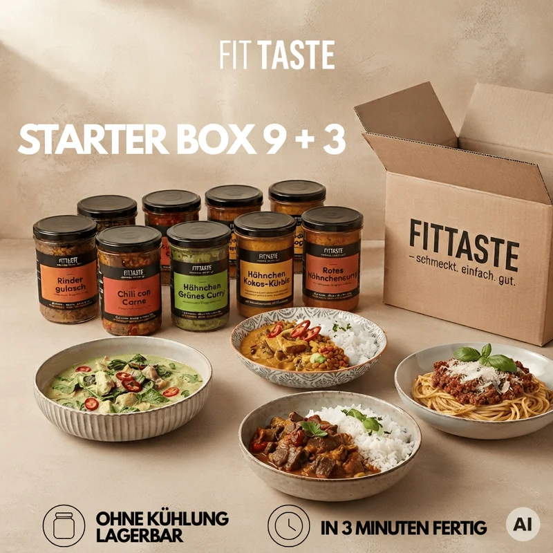 FITTASTE Starter Box – 3 Gerichte gratis